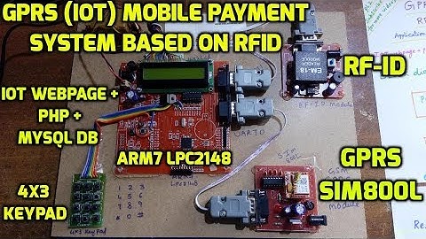 GPRS (IoT) Mobile Payment System Based on RFID for Schools / Colleges / Employees