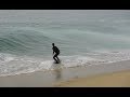 Skimboarding Small, Perfect Waves at The Wedge - Raw Footage