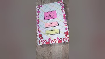 Front Page Idea #shorts #frontpage #cover #notebook #schoolproject #lettering #art #stickynotes #diy