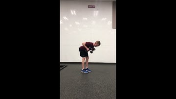 DB Bent Over Rows   Tricep Extension   Bicep Curls