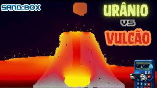 VULCÃO 🌋 + URÂNIO ☢️ | Simulador Caixa:Areia / Sand:Box screenshot 2