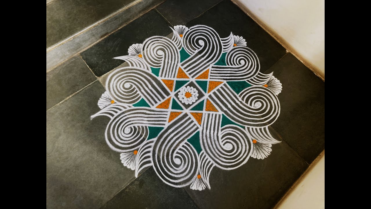 Easy padikolam designs| Simple muggulu designs| easy rangoli designs| Beginners kolam