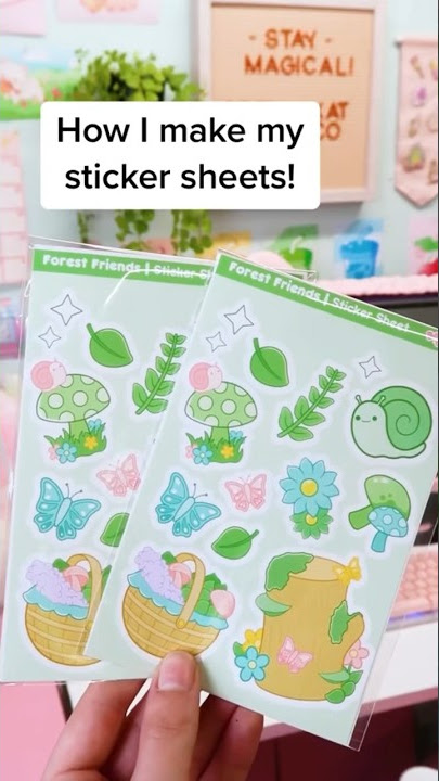 How To Turn Drawings Into Stickers + Free Sticker Selling Class