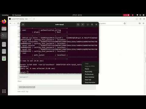 install MySQL and PhpMyAdmin in Ubuntu 22.04