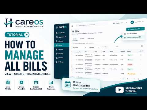 Create, Backdate, and Print Bills video thumbnail