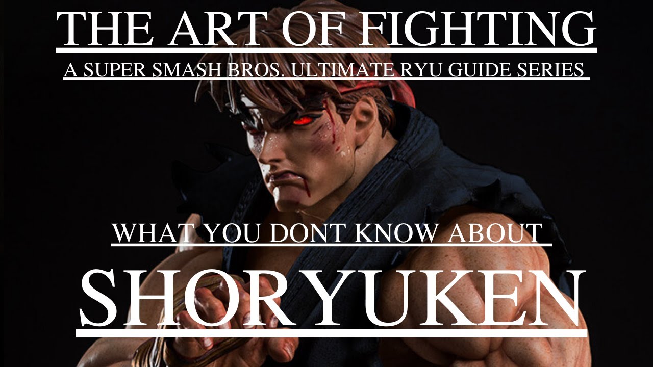 SSBU RYU GUIDE SERIES "WHAT YOU DON'T KNOW ABOUT SHORYUKEN"ART OF
