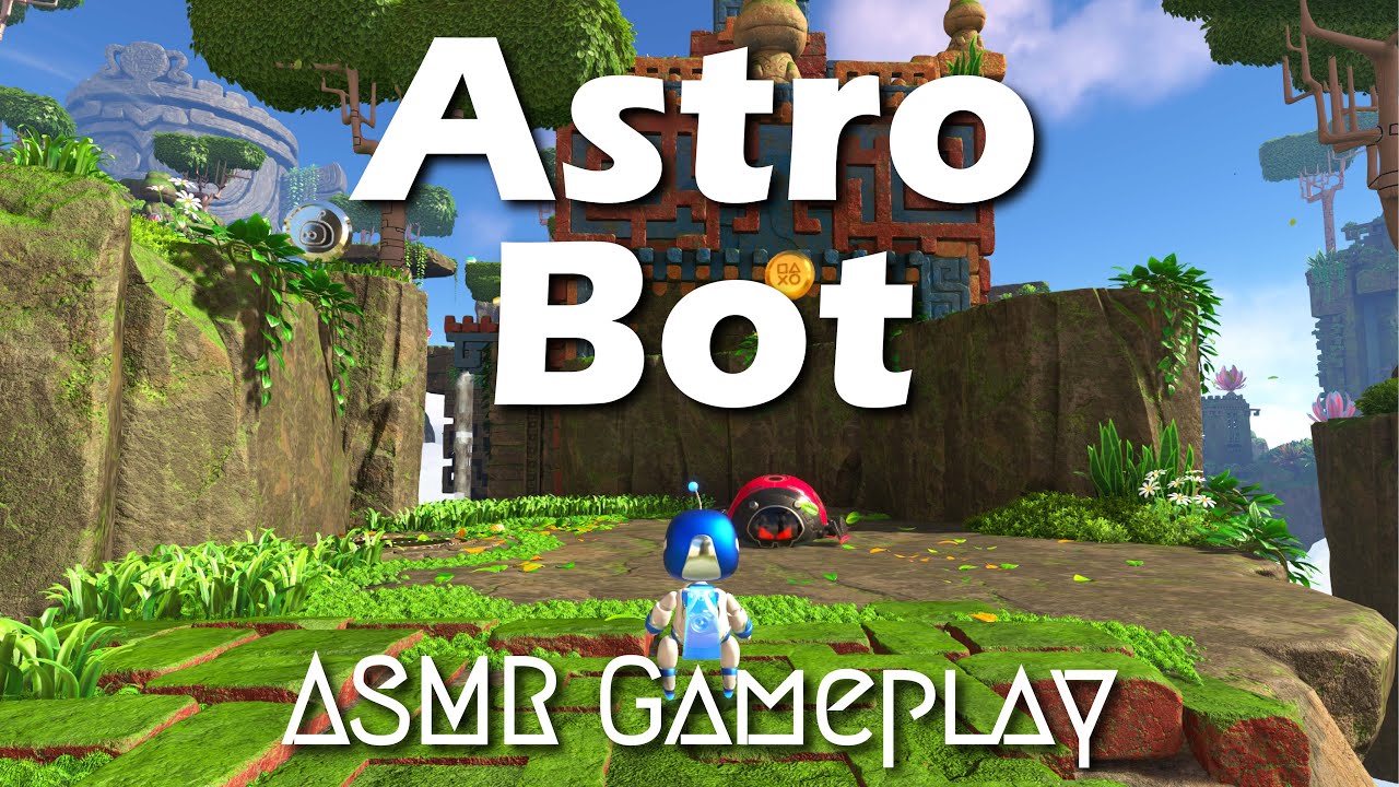 ASMR Gaming | Let's Play Astro Bot (Part 2) 🗿 | Controller Sounds & Whispers