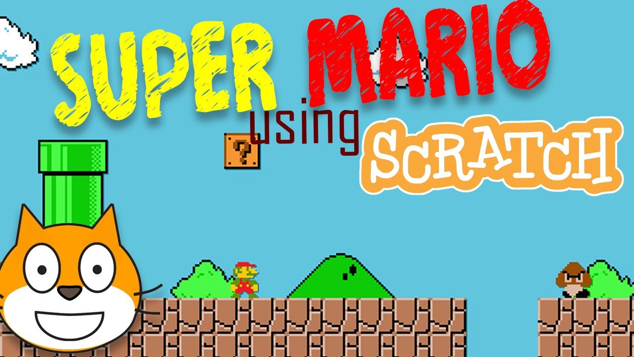 Scratch Tutorial How to Make a MARIO Runner Game Episode 01 YouTube