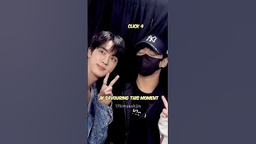 Jung Kook gently pulling Jin closer and even closing his eyes 🥹💜