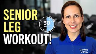 30 Minute Lower Body Workout Designed for Senior Strength Training