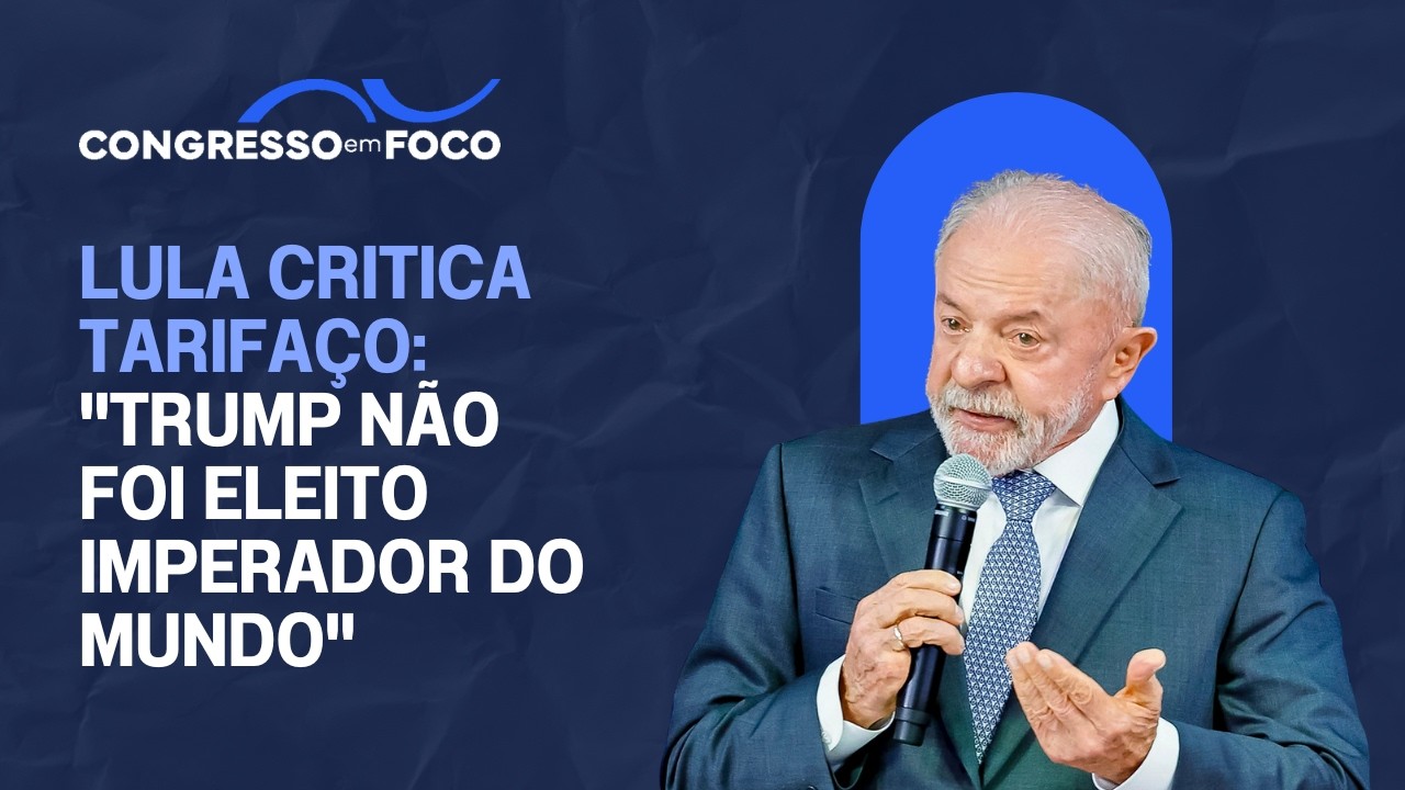 Lula critica tarifaço: "Trump não foi eleito imperador do mundo" Lula critica tarifaço: "Trump não foi eleito imperador do mundo"