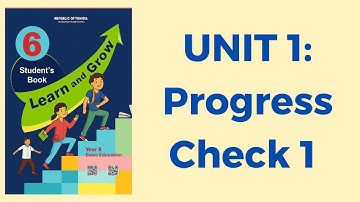 Unit 1: Entertaining myself Progress Check 1 لتلاميذ السنة السادسة تونس 🇹🇳