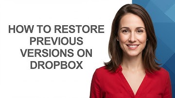 How to Restore Previous Versions on Dropbox - AshleyHowTo