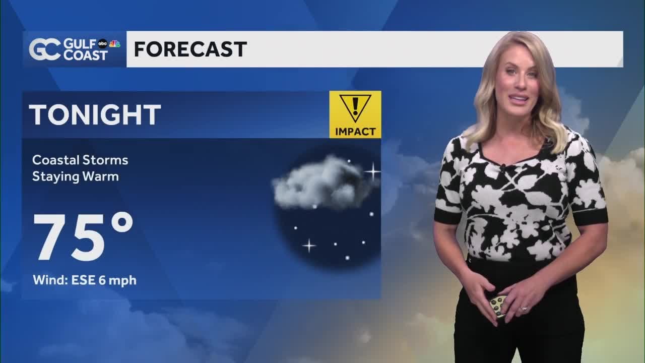 Gulf Coast Weather Impact Day Forecast: Coastal storms, staying warm ...