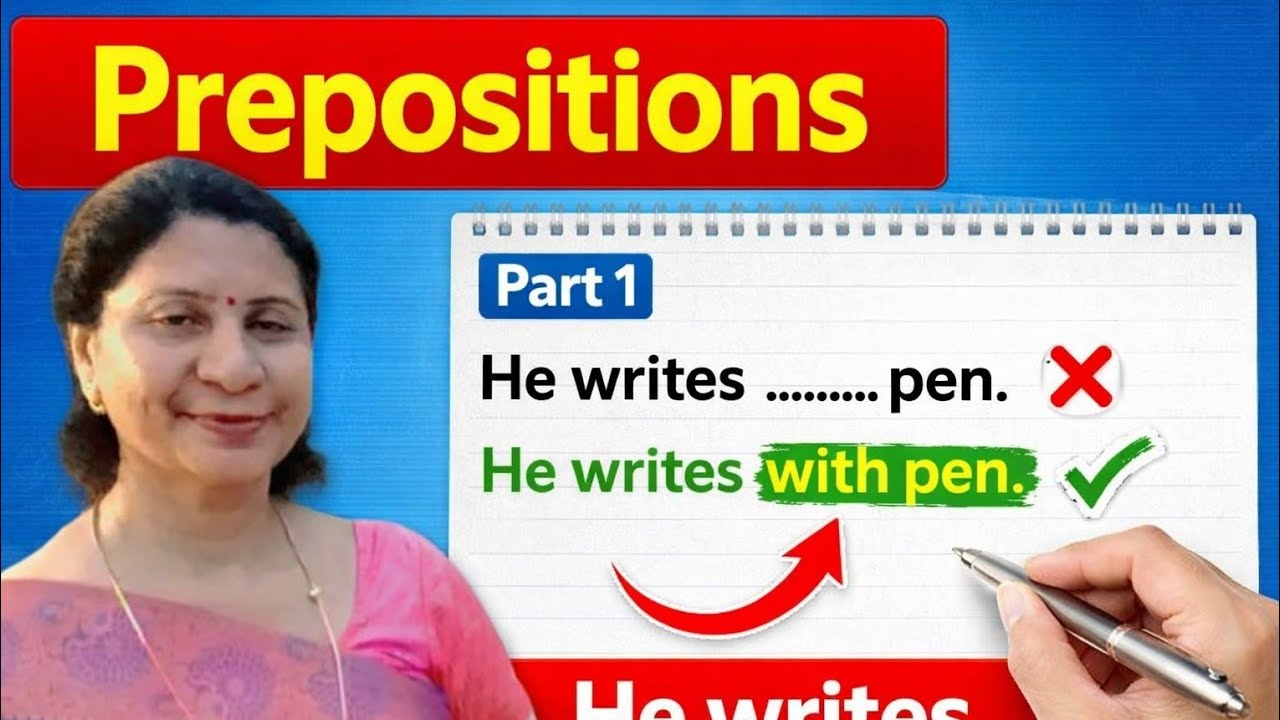 Prepositions | #easyenglisheveryday #dailydoseofenglishbyvidushi #grammar 