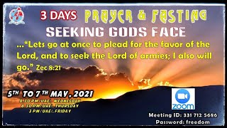 Day 2: Seeking God's Face - Prayer & Fasting Service (LIVE - ZOOM)