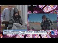 Man arrested following disturbance at Putnam County church
