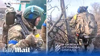 Ukraines 3rd Assault Brigade counter attack Russian troops near Avdiivka inflicting heavy casualties