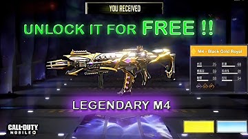 Unlock Free Legendary M4 | Cod Account Link Problem | Claim it for Free (CODM)