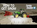 HOW TO GET SNOW in Farming Simulator 2022 | USING THE SEASONS IN FS22 | PS4 | PS5 | Xbox One