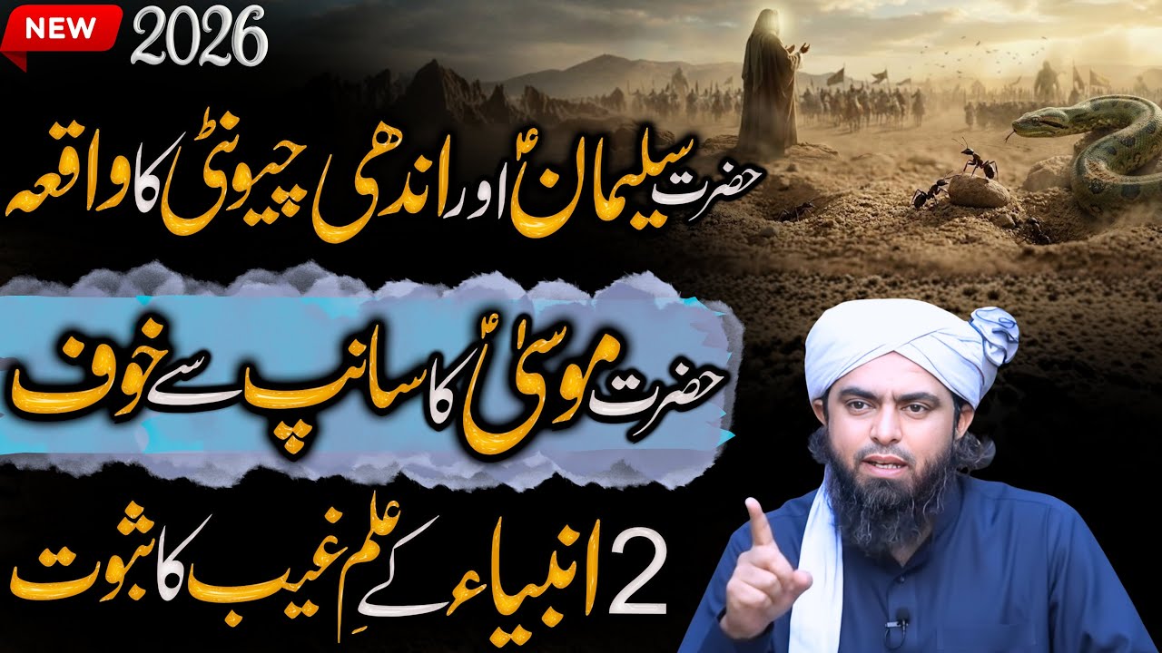 Hazrat Suleman aur chunti ka waqia | Story Prophet Sulaiman and ants | Engineer Muhammad Ali Mirza