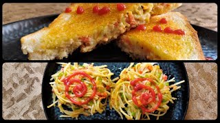 Easy Veg Kids Tiffin Recipes | Noodle Nests | Mayonnaise Sandwich