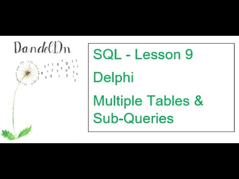 SQL Lesson 9 - Multiple Tables & Sub-Queries