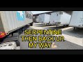 CR ENGLAND / NEW TRUCKERS HERES HOW I SERPENTINE THEN BACK UP A TRAILER. S” Setup video 💪🏼👍🏼