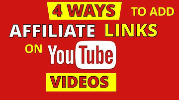 Affiliate Links on YouTube 💥 How to Put Affiliate links on YouTube Videos