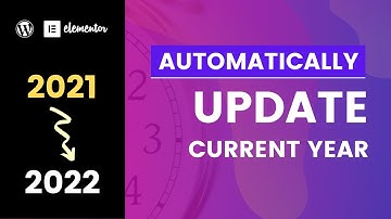 [2 Easy Methods] How to Update the Current Year Automatically on your WordPress Website