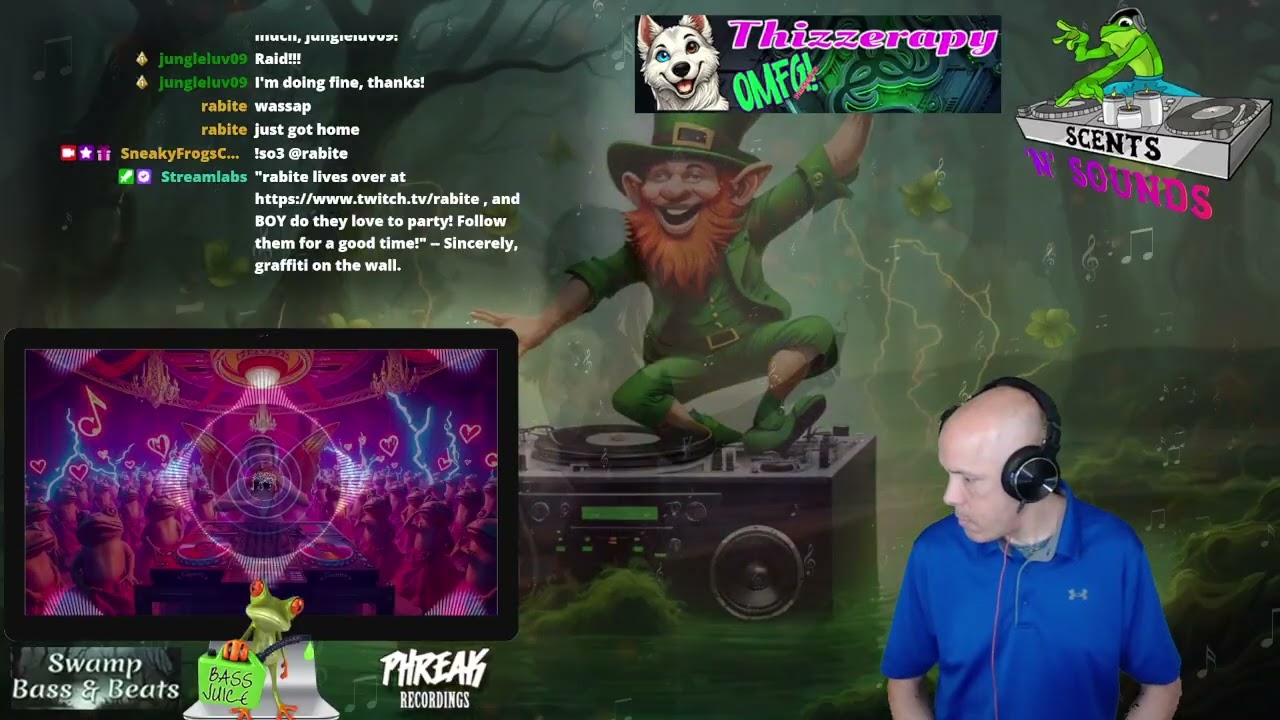 Drum 'n' Bass -- Sneaky Frog's Candles Live D'n'B Stream on Thizzerapy Wednesday - February 18, 2026