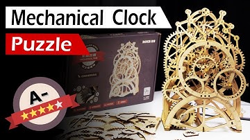 This Mechanical Clock Model Kit is Surprisingly Accurate