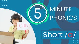 5 MINUTE PHONICS SHORT /A/ Blending, Sounding Out, Segmenting,  LEARN TO READ IN 5 MINUTES A DAY