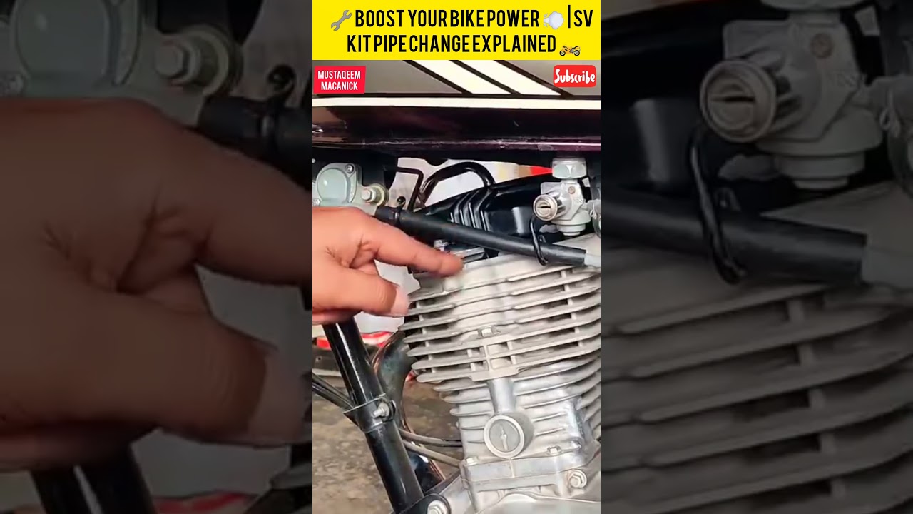 🔧 Boost Your Bike Power 💨 | SV Kit Pipe Change Explained 🏍️.