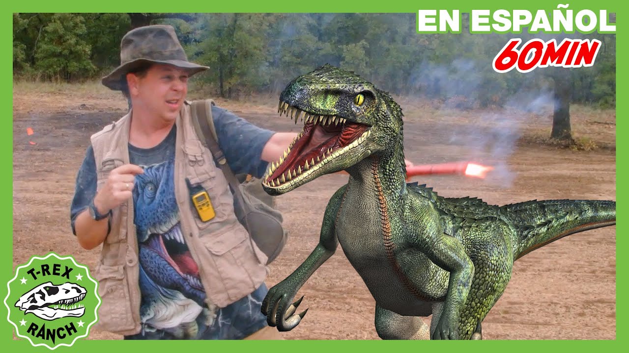 A los dinosaurios no les gusta el fuego 🔥🦖| Videos de dinosaurios y