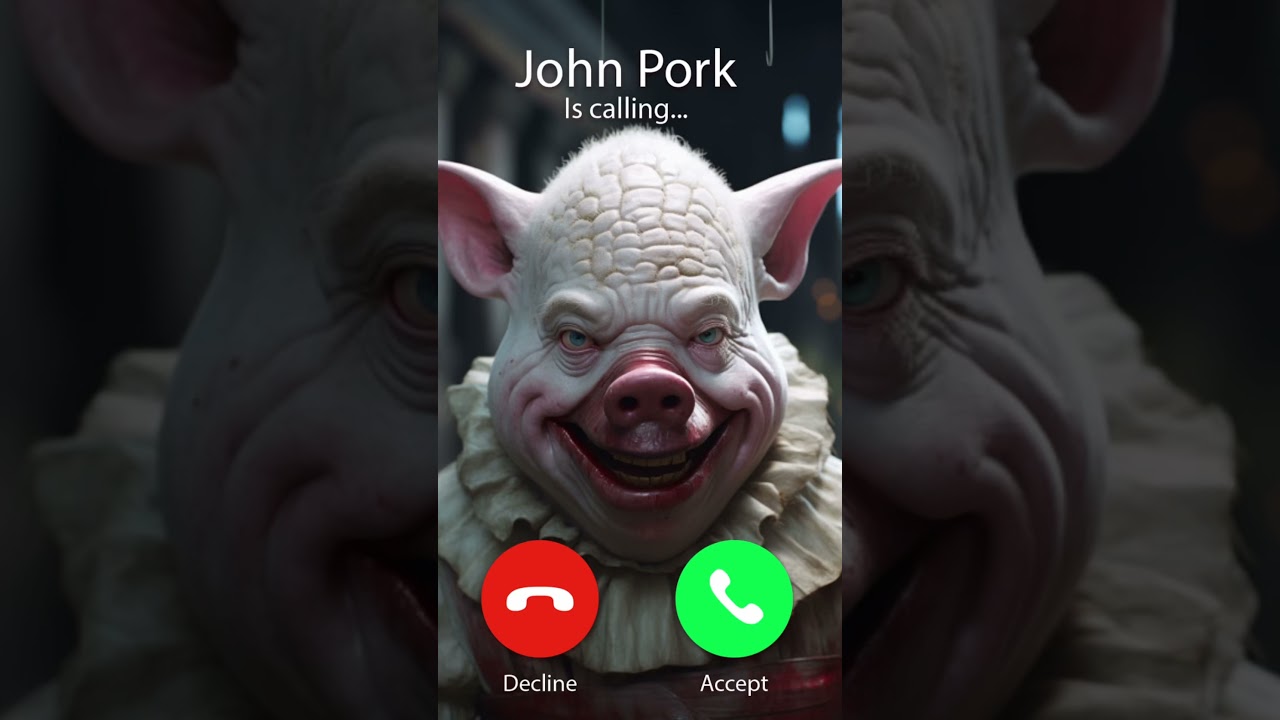 John Pork is Calling as Pennywise! 