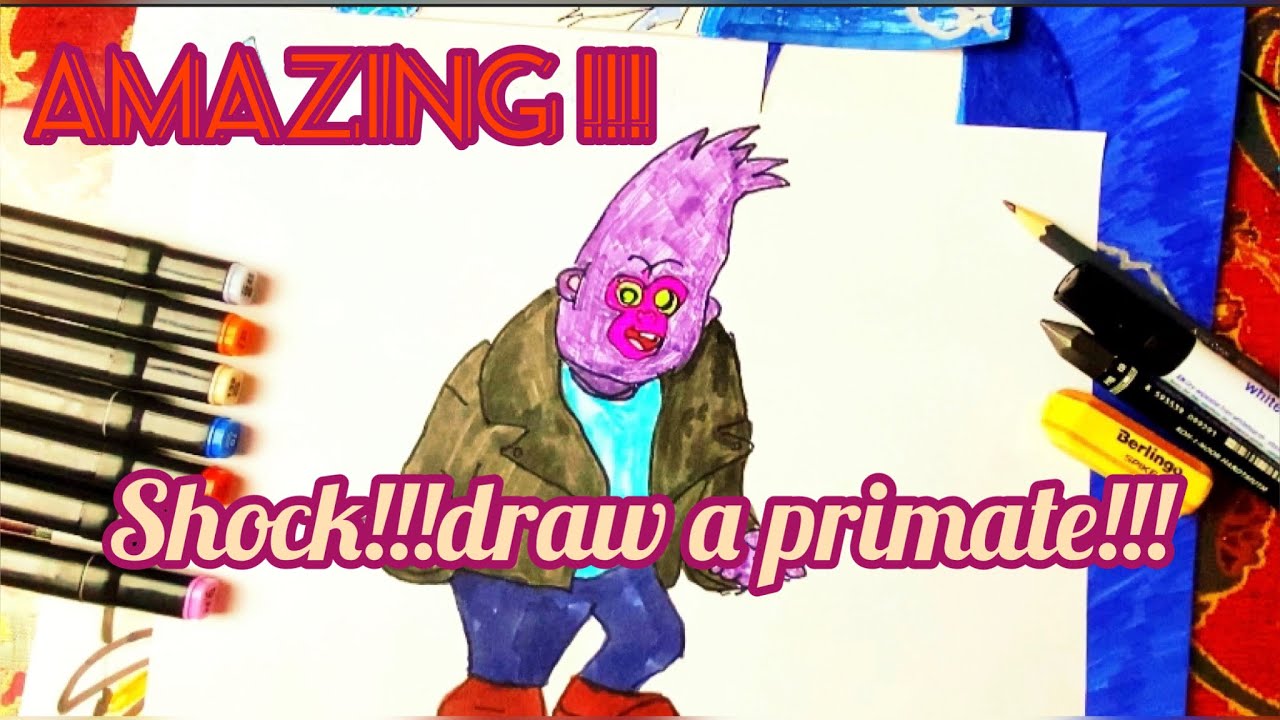 AMAZING!!!/DRAW A PRIMATE!/WATCH THE END!!!