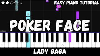 Lady Gaga - Poker Face (Easy Piano Tutorial)
