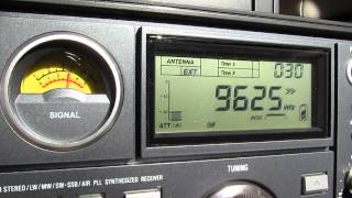 午前9時半のCBC Nord Quebec_9625KHz(with 303wa-2 in the mountains)