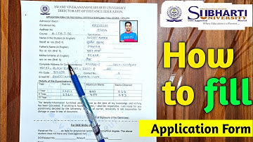 degree ka form kaise bharen | subharti university meerut | degree certificate application