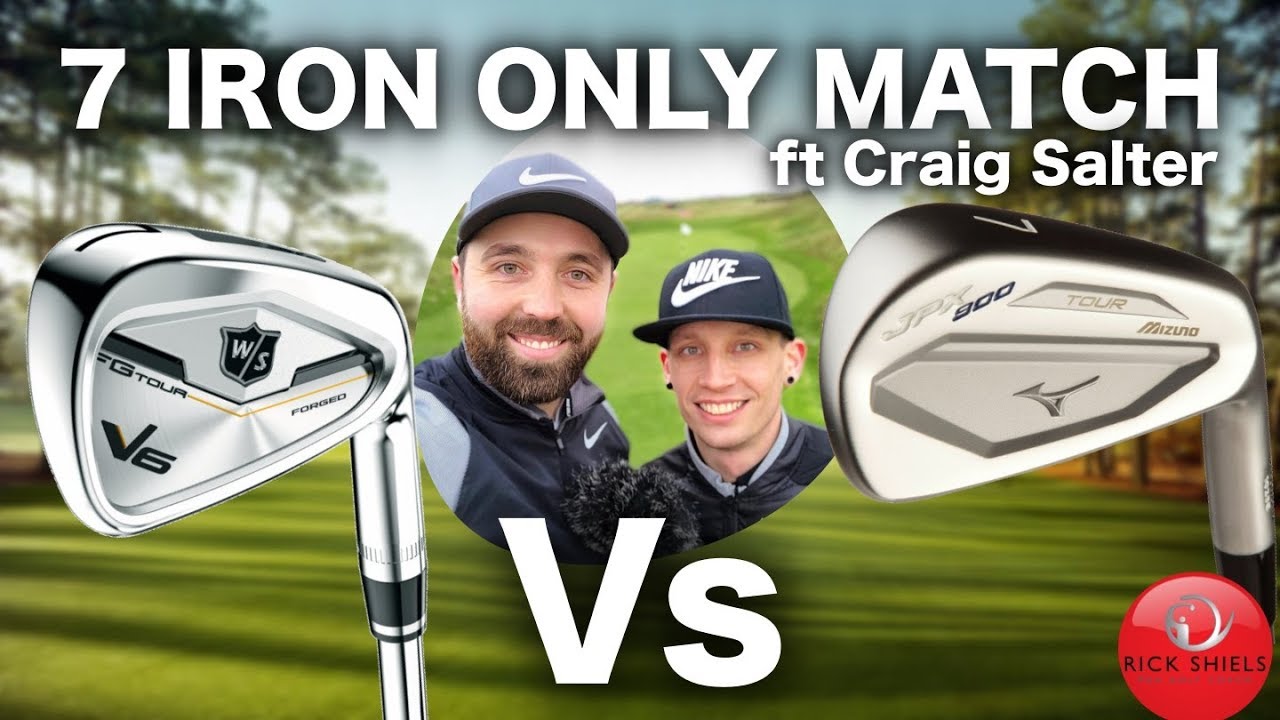 callaway golf 7 IRON ONLY - GOLF VLOG MATCH - RICK SHIELS Vs CRAIG SALTER