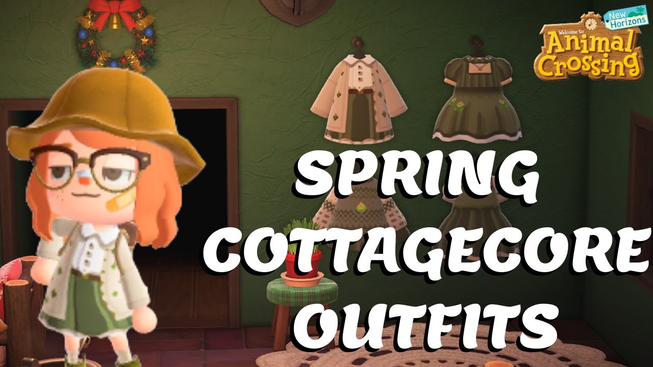 How to SPRING COTTAGECORE OUTFITS in ACNH! YouTube