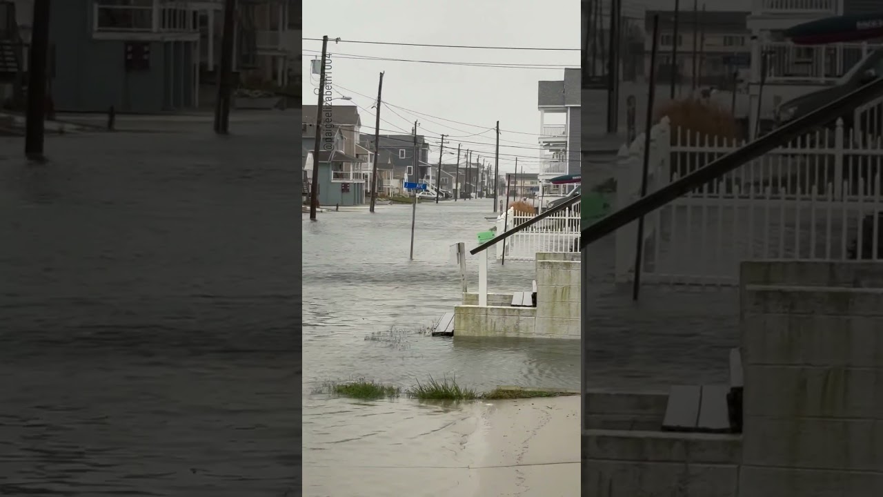 Nor'easter slams Jersey Shore with floods and high winds