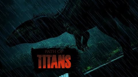 OLD Carcharodontosaurus Calls & Animations | Path of Titans- Divine Beasts Mod 4K