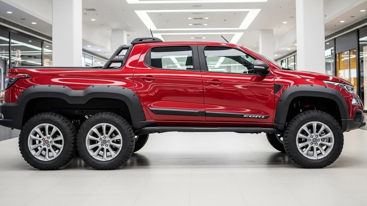 Nova Fiat Strada 6x6 2026 Revelada no AutoBrasil | Design Extremo, Preço e Surpresas Incríveis