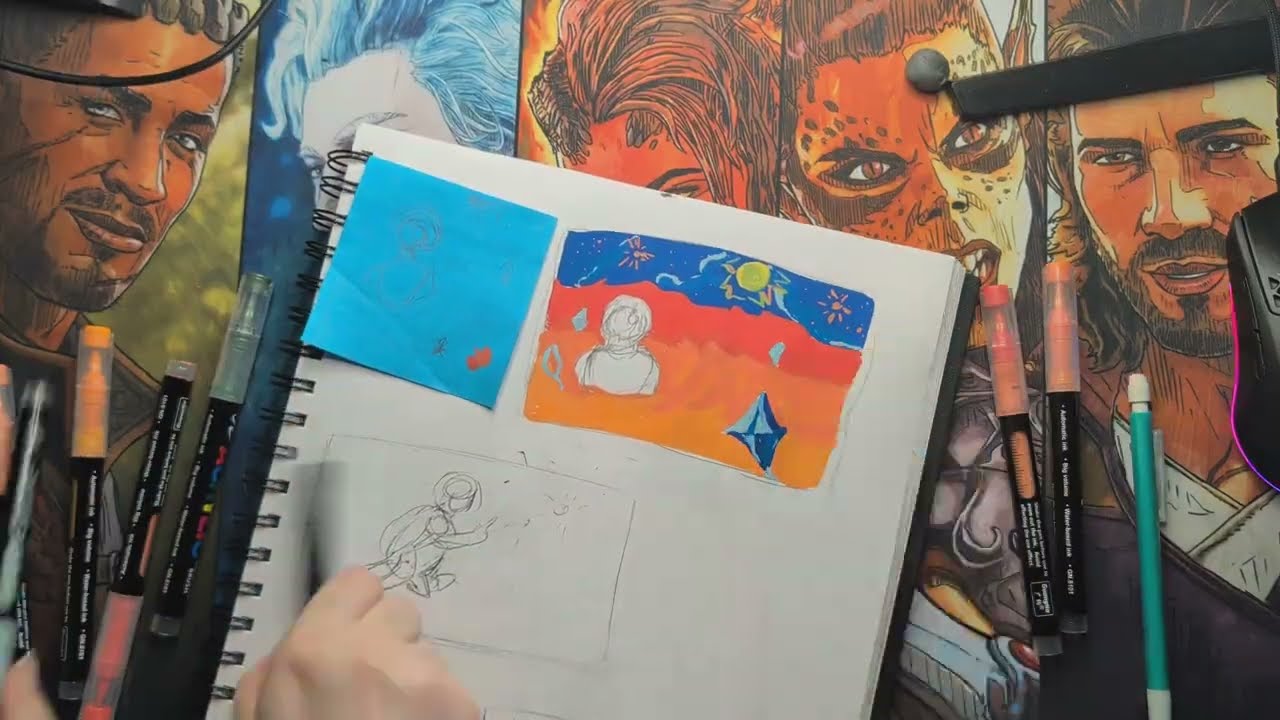 Art inspired by song Starfield by Alora Farenweh