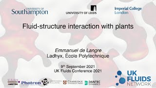 Fluid-structure interaction with plants - Emmanuel de Langre
