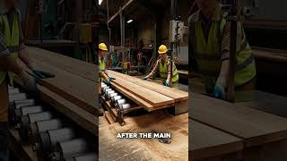 How Raw Timber Becomes Straight Lumber