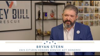 Citizen Honors - Bryan Stern, 2025 Service Act Honoree Congressional Medal of Honor Society