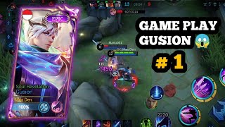 GAME PLAY COMBO GUSION || IQ99999 || meme funny mlbb ‼️